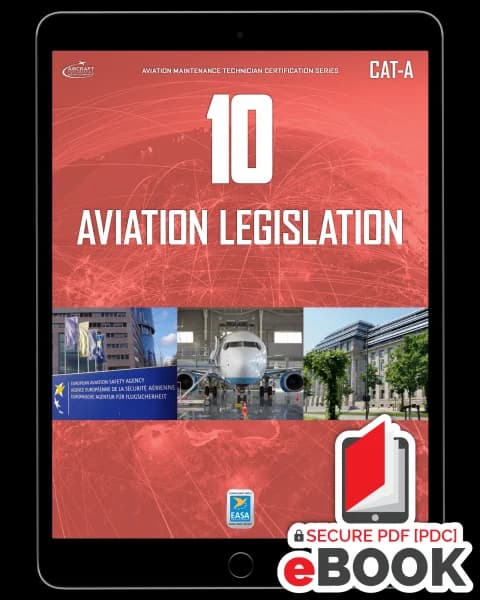 Module 10 Aviation Legislation: Cat A1 Exam Manual cover
