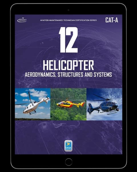 Module 12 Helicopter Aerodynamics, Structures and Systems: Cat A Exam eBook cover