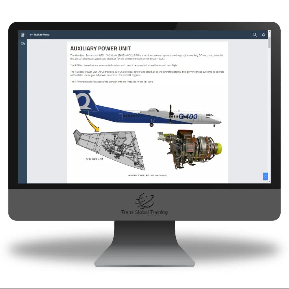 DHC Dash 8-Q400 continuation training course